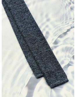 CERRUTI 1881 TIE IN BLUE KNITTED SILK