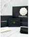 (LIKE NEW) 2025 CHANEL CLASSIC CARD HOLDER IN BLACK CAVIAR LEATHER -FULL SET-