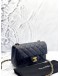 CHANEL CLASSIC MINI RETANGULAR FLAP BAG IN BLACK CAVIAR LEATHER -FULL SET-