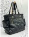 (CLEAR STOCK) CHANEL PARIS BIARRITZ TOTE BAG IN BLACK LEATHER WITH CANVAS