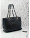 (CNY PROMO) CHANEL GST GRAND SHOPPING TOTE BAG IN BLACK CAVIAR LEATHER