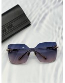 CHRISTIAN DIOR CD CHAIN SUNGLASSES IN BLUE GRADIENT
