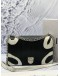 CHRISTIAN DIOR DIORAMA SHOULDER BAG IN BLACK AND WHITE LEATHER WITH PRINTED PATCHWORK -FULL SET-