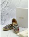 (LIKE NEW) CHRISTIAN DIOR GRANVILLE ESPADRILLES SIZE 39 IN MULTICOLOR FLORAL EMBROIDERED COTTON -FULL SET- 