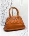CHRISTIAN DIOR SATCHEL HANDBAG IN BROWN LEATHER 