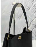 (LIKE NEW) COACH CHARLIE BUCKET SHOULDER BAG IN BLACK PEBBLED LEATHER
