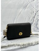 (BRAND NEW) COACH CROSSTOWN CROSSBODY BAG IN BLACK PEBBLED LEATHER