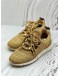 (CNY PROMO) LOUIS VUITTON AFTERGAME SNEAKERS SIZE 38 IN GOLD FABRIC WITH LEATHER