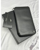 MONT BLANC TRAVEL WALLET IN BLACK LEATHER -FULL SET-