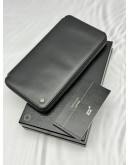 MONT BLANC TRAVEL WALLET IN BLACK LEATHER -FULL SET-