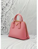 (LIKE NEW) PRADA PROMENADE SMALL BAG IN LIGHT PINK SAFFIANO LUX LEATHER