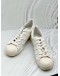 (CNY PROMO) PRADA X ADIDAS SUPERSTAR LOW CUT SNEAKERS SIZE 6 IN WHITE LEATHER