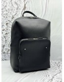 (LIKE NEW) LOUIS VUITTON GRIGORI BACKPACK IN BLACK TAIGA LEATHER