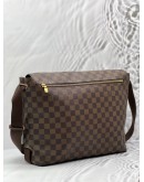 (CNY PROMO) LOUIS VUITTON BROOKLYN MESSENGER BAG IN BROWN DAMIER EBENE CANVAS