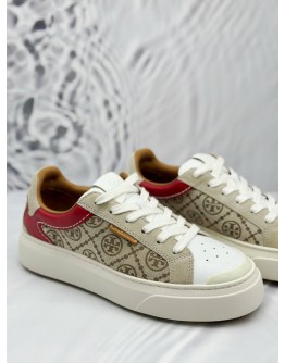 (RAYA PROMO) (UNUSED) TORY BURCH T MONOGRAM LADYBUG SNEAKERS SIZE 8.5US