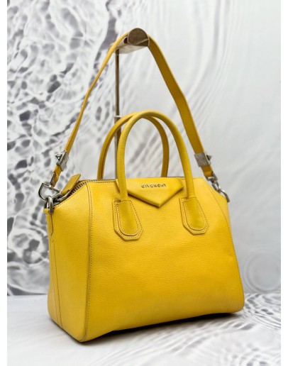 (RAYA PROMO) GIVENCHY ANTIGONA SMALL BAG IN YELLOW LEATHER