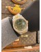 (LIKE NEW) 2019 ROLEX DATEJUST 36 HALF 18K 750 YELLOW GOLD REF 126283 JUBILEE FACTORY DIAMOND GREEN ROMAN VI IX DIAMOND DIAL 36MM AUTOMATIC WATCH -FULL SET-