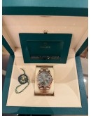 (BRAND NEW) 2024 ROLEX DAY-DATE 40 18K 750 ROSE GOLD REF 228235 AVOCADO GREEN DIAL AUTOMATIC WATCH -FULL SET-