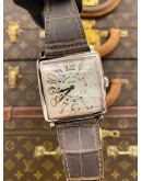 (LIKE NEW) 2022 FRANCK MULLER MASTER SQUARE REF 6002 K QZ V SILVER DIAL 42MM QUARTZ WATCH -FULL SET-