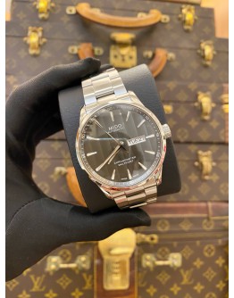 (LIKE NEW) 2023 MIDO MULTIFORT CHRONOMETER 1 DAY DATE REF M038.431.11.061.00 GREY DIAL 42MM AUTOMATIC WATCH -FULL SET-