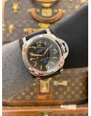 (LIKE NEW) 2018 PANERAI LUMINOR MARINA REF PAM631 BLACK DIAL 44MM AUTOMATIC WATCH -FULL SET-