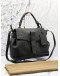 (CLEAR STOCK) LANCEL CHARLIE TOP HANDLE BAG IN BLACK LEATHER