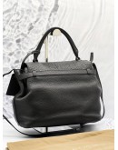 (CLEAR STOCK) LANCEL CHARLIE TOP HANDLE BAG IN BLACK LEATHER