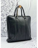 (CLEAR STOCK) LOUIS VUITTON DOCUMENTS VOYAGE BUSINESS BAG IN BLACK EPI LEATHER