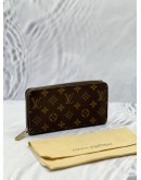 (CNY SALE) LOUIS VUITTON ZIPPY WALLET IN BROWN MONOGRAM CANVAS