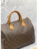 (CNY SALE) LOUIS VUITTON SPEEDY BANDOULIERE 30 IN BROWN MONOGRAM CANVAS