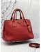 (CNY SALE) PRADA SHOPPING TOTE BAG IN RED VITELLO DAINO LEATHER