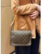 (CNY SALE) LOUIS VUITTON MUSETTE TANGO SHOULDER BAG IN BROWN MONOGRAM CANVAS