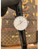 (LIKE NEW) 2018 RADO COUPOLE UNISEX REF 763.3860.4 WHITE DIAL 38MM AUTOMATIC WATCH 