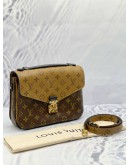 (CNY PROMO) (LIKE NEW) LOUIS VUITTON POCHETTE METIS IN BROWN REVERSE MONOGRAM CANVAS 