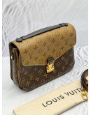 (CNY PROMO) (LIKE NEW) LOUIS VUITTON POCHETTE METIS IN BROWN REVERSE MONOGRAM CANVAS 