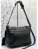 (CNY PROMO) (LIKE NEW) BALENCIAGA LE CAGOLE MESSENGER BAG IN BLACK AGED LAMBSKIN LEATHER