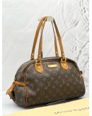 (CNY PROMO) LOUIS VUITTON MONTORGUEIL PM SHOULDER BAG IN BROWN MONOGRAM CANVAS