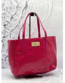 (CLEAR STOCK) KATE SPADE NEW YORK TOTE BAG IN HOT PINK PATENT LEATHER