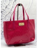(CLEAR STOCK) KATE SPADE NEW YORK TOTE BAG IN HOT PINK PATENT LEATHER