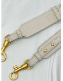 (CNY PROMO) BOTTEGA VENETA SHOULDER STRAP IN OFF WHITE WOOVEN LEATHER