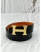 (CNY PROMO) HERMES CONSTANCE REVERSIBLE BELT SIZE 100 CM IN BLACK WITH ORANGE LEATHER