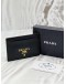 (CNY PROMO) (UNUSED) PRADA CARD HOLDER IN BLACK VITELLO MOVE LEATHER