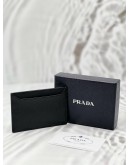 (CNY PROMO) (UNUSED) PRADA CARD HOLDER IN BLACK VITELLO MOVE LEATHER