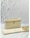 (LIKE NEW) LORO PIANA EXTRA POCKET L19 TOP HANDLE AND CROSSBODY BAG IN LIGHT TRAVERTINE OSTRICH LEATHER 