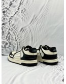 (CNY SALE) AMIRI SKEL TOP LOW SNEAKERS SIZE 42 IN BLACK WITH WHITE COLORWAY LEATHER