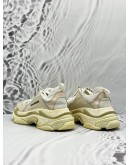 (CNY SALE) BALENCIAGA TRIPLE S SNEAKERS SIZE 41 IN BEIGE COLORWAY LEATHER