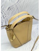 (CNY PROMO) CHLOE SMALL SPIN TOTE BAG IN BEIGE LEATHER