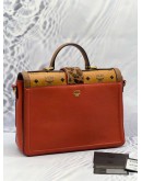 (CNY PROMO) MCM LITTLE VERONIKA TOP HANDLE BAG IN MULTICOLOR VISETOS LEATHER