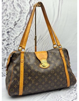 (CLEAR STOCK) LOUIS VUITTON STRESA GM SHOULDER BAG IN BROWN MONOGRAM CANVAS