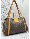 (CLEAR STOCK) LOUIS VUITTON STRESA GM SHOULDER BAG IN BROWN MONOGRAM CANVAS